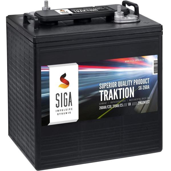 Batteria di trazione SIGA TRACTION 260Ah 6V